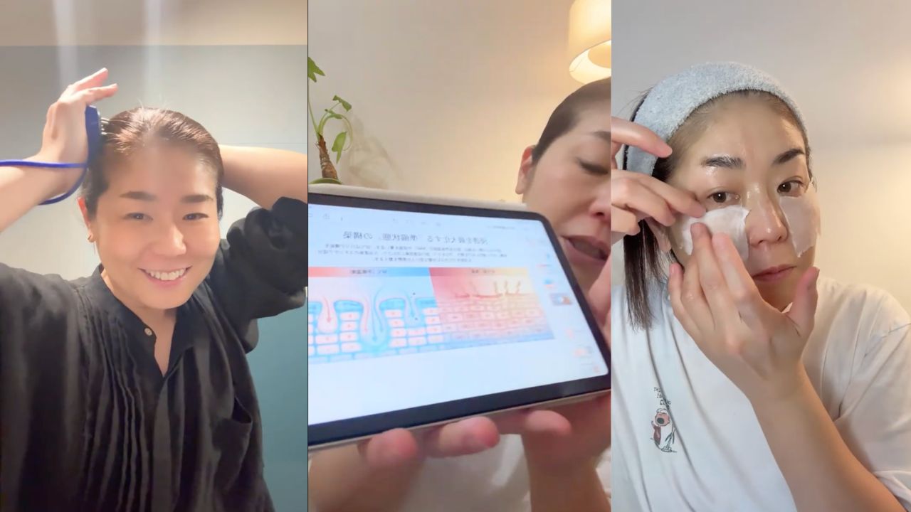 Face Atelier Rオンラインサロン メンバー限定LIVEの様子